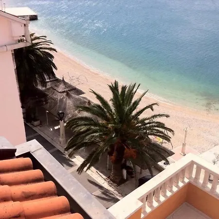 Penthouse Villa Spomenka Top Floor Apartment On Central Beach Podgora Exterior photo