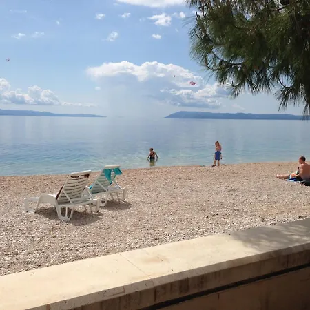 Penthouse Villa Spomenka Top Floor Apartment On Central Beach Podgora Exterior photo